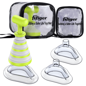 Folding First Aid Kit With 3 Sizes Of Masks, Suitable For All Ages Portable